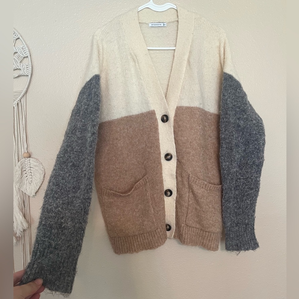 Cozy button up sweater